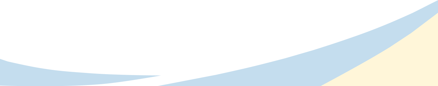Decorative blue and yellow element